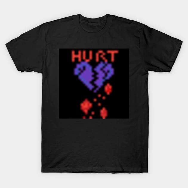 Hurt T-Shirt by Bladedwolf